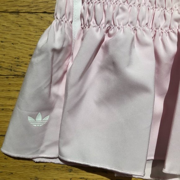 Brand New Adidas Smocked Pink Mini Skirt - Picture 13 of 16